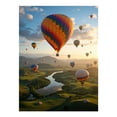 thumbnail image 1 of Diamond Art Kit for Adults, Hot Air Balloons Over Scenic Valley Diamond Painting for Adults Beginners, 5D DIY Diamond Art Painting Kits, Colorful Diamond Painting Craft for Home Decor 12x16, 1 of 7