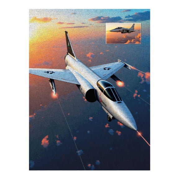 Diamond Art Kit for Adults, Jet Sunset Sky Flight Scene Diamond Painting for Adults Beginners, DIY Diamond Art Painting Kits, 5D Diamond Painting Crafts for Home Decor 12x16 Frameless