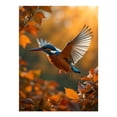 thumbnail image 1 of Diamond Art Kit for Adults, Kingfisher Autumn Flight Scene Diamond Painting for Adults Beginners, DIY Diamond Art Painting Kits, 5D Diamond Painting Crafts for Home Decor 12x16 Frameless, 1 of 7