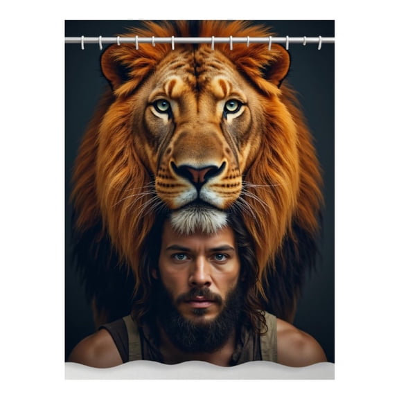 Diamond Art Kit for Adults, Lion Fusion Human Artistry Diamond Painting for Adults Beginners, DIY Diamond Art Painting Kits, 5D Diamond Painting Crafts for Home Decor 12x16 Frameless