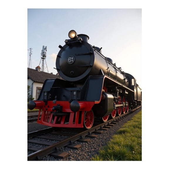 Diamond Art Kit for Adults, Locomotive On Railroad Track Diamond Painting for Adults Beginners, 5D DIY Diamond Art Painting Kits, Colorful Diamond Painting Craft for Home Decor 12x16