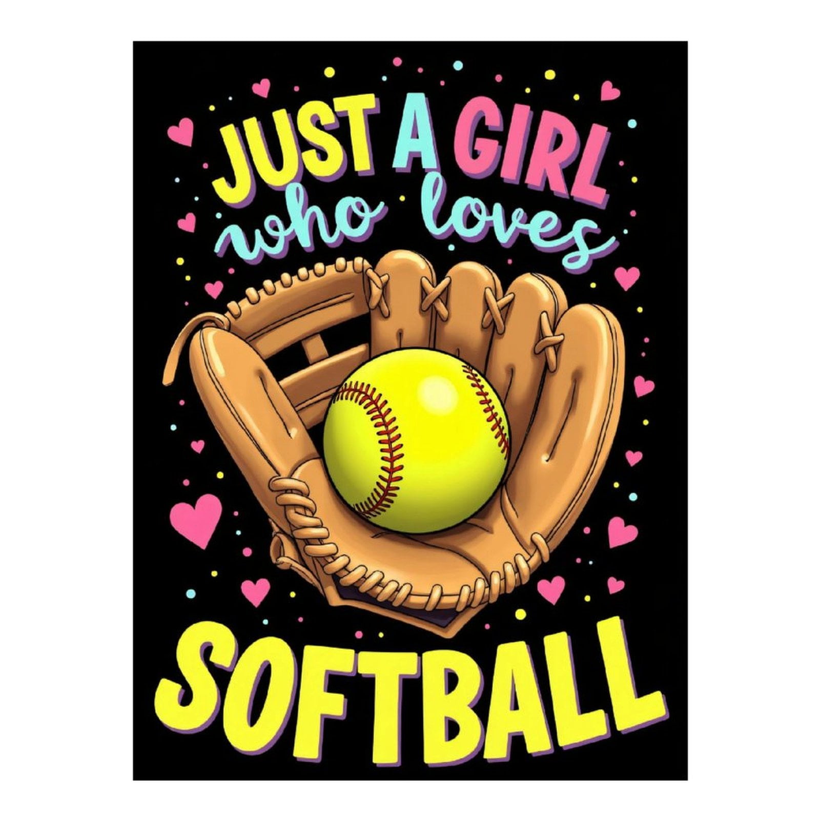 Diamond Art Kit for Adults, Loves Softball Glove Ball Diamond Painting for Adults Beginners, 5D DIY Diamond Art Painting Kits, Colorful Diamond Painting Craft for Home Decor 12x16