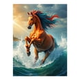 thumbnail image 1 of Diamond Art Kit for Adults, Majestic Horse Surfing Waves Diamond Painting for Adults Beginners, DIY Diamond Art Painting Kits, 5D Diamond Painting Crafts for Home Decor 12x16 Frameless, 1 of 7