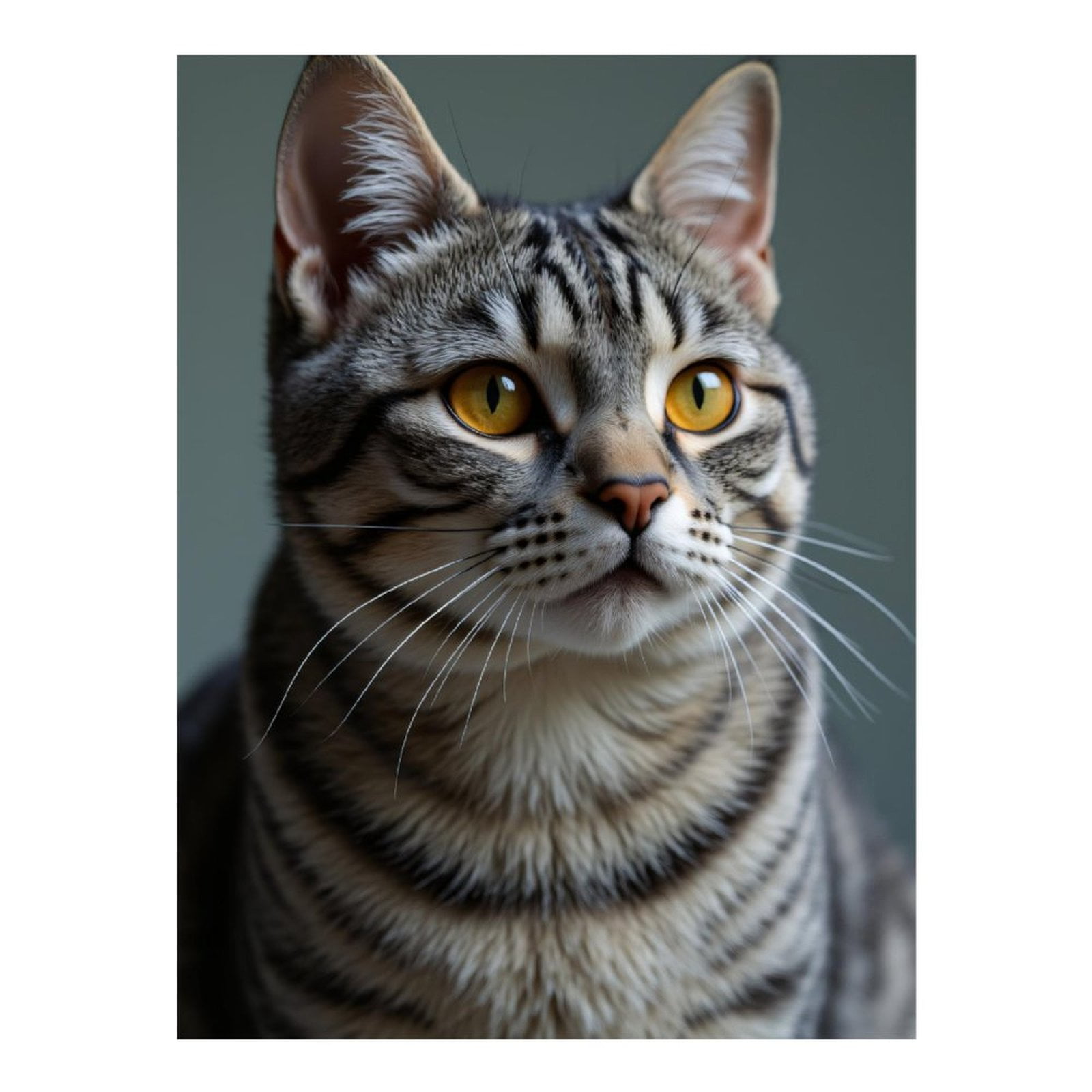 Diamond Art Kit for Adults, Majestic Tabby Cat Portrait Diamond Painting for Adults Beginners, 5D DIY Diamond Art Painting Kits, Colorful Diamond Painting Craft for Home Decor 12x16