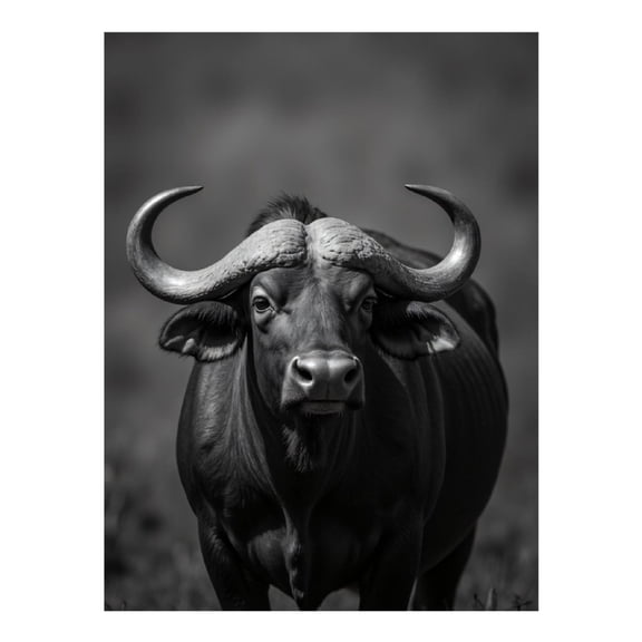 Diamond Art Kit for Adults, Mighty African Buffalo Portrait Diamond Painting for Adults Beginners, 5D DIY Diamond Art Painting Kits, Colorful Diamond Painting Craft for Home Decor 12x16