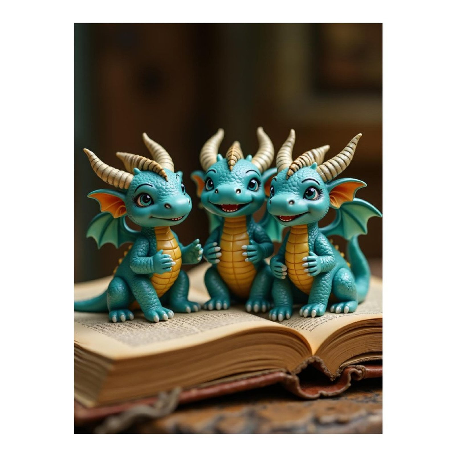 Diamond Art Kit for Adults, Miniature Blue Dragons Scene Diamond Painting for Adults Beginners, 5D DIY Diamond Art Painting Kits, Colorful Diamond Painting Craft for Home Decor 12x16