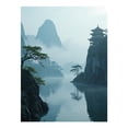 thumbnail image 1 of Diamond Art Kit for Adults, Misty Mountain Lake Pagoda Scene Diamond Painting for Adults Beginners, 5D DIY Diamond Art Painting Kits, Colorful Diamond Painting Craft for Home Decor 12x16, 1 of 7