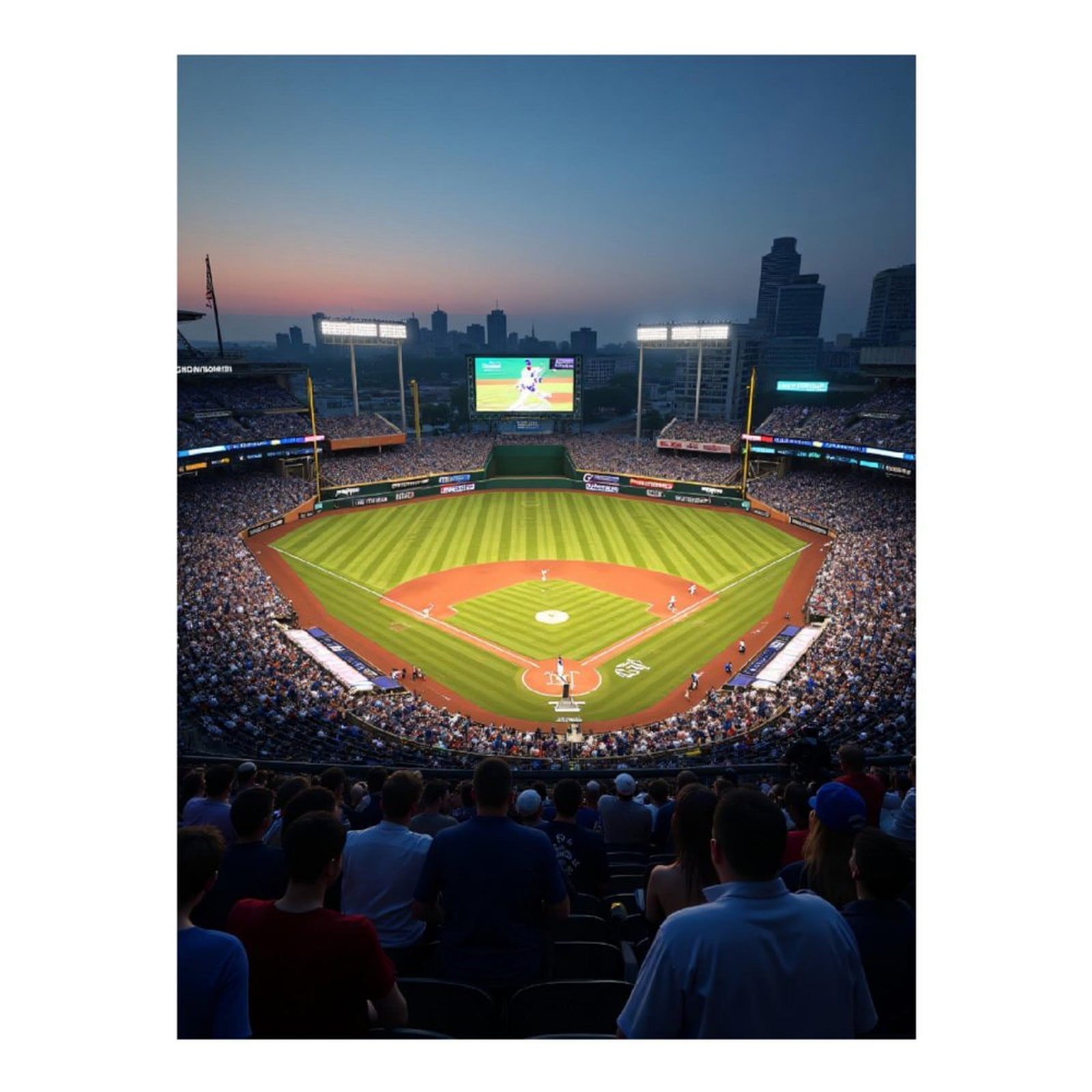 Diamond Art Kit for Adults, Modern Baseball Print Diamond