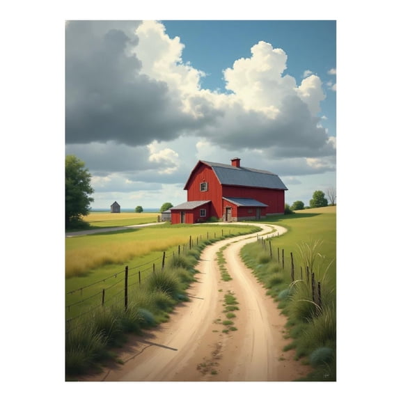Diamond Art Kit for Adults, Modern Country House Print No.20 Diamond Painting for Adults Beginners, 5D DIY Diamond Art Painting Kits, Colorful Diamond Painting Craft for Home Decor 12x16