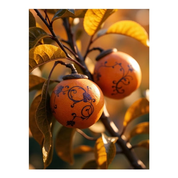 Diamond Art Kit for Adults, Ornate Fruit Autumn Vines Nature Diamond Painting for Adults Beginners, 5D DIY Diamond Art Painting Kits, Colorful Diamond Painting Craft for Home Decor 12x16