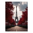 thumbnail image 1 of Diamond Art Kit for Adults, Paris Autumn Tower Red Trees Diamond Painting for Adults Beginners, 5D DIY Diamond Art Painting Kits, Colorful Diamond Painting Craft for Home Decor 12x16, 1 of 7
