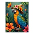 thumbnail image 1 of Diamond Art Kit for Adults, Parrot In Tropical Garden Hat Diamond Painting for Adults Beginners, 5D DIY Diamond Art Painting Kits, Colorful Diamond Painting Craft for Home Decor 12x16, 1 of 7