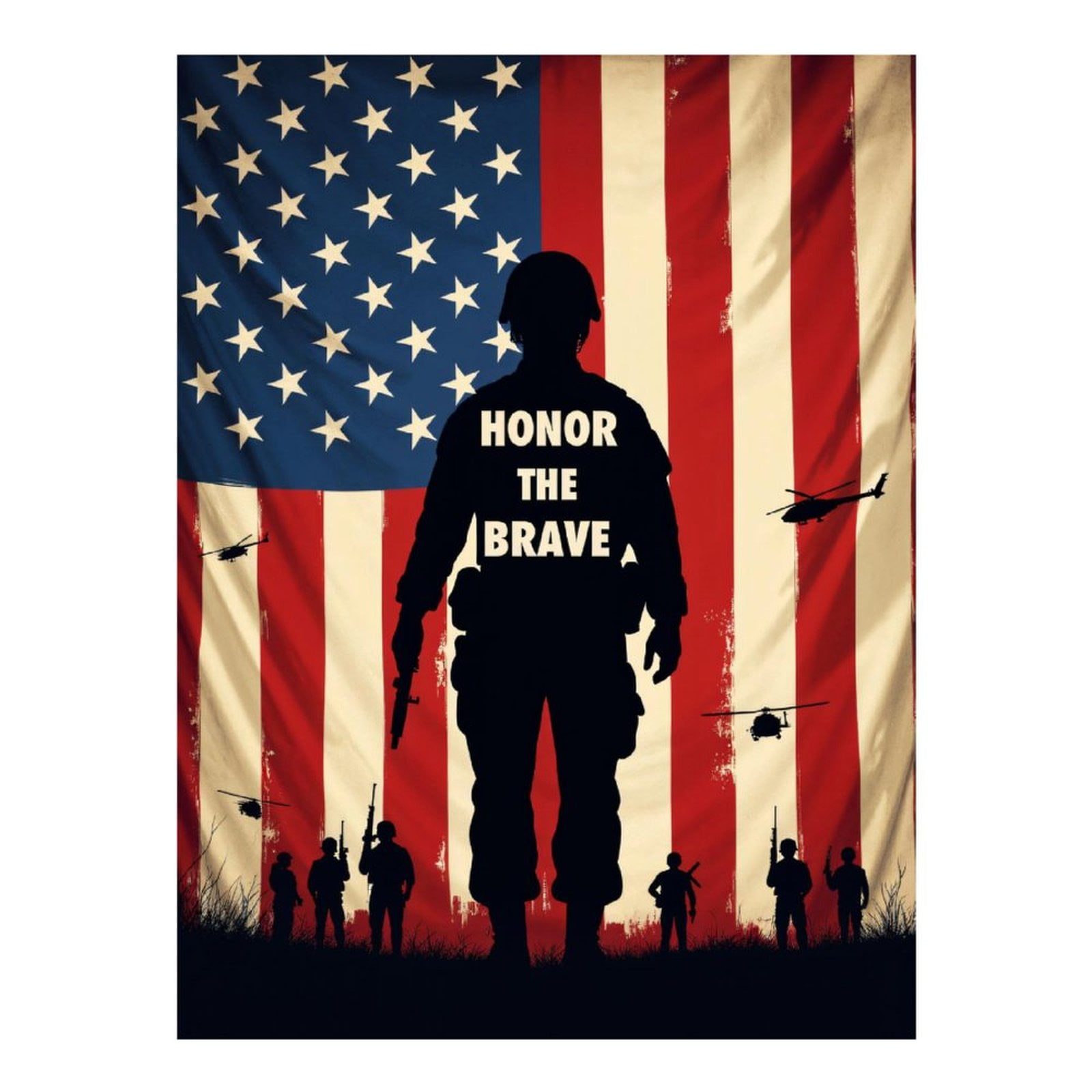 Diamond Art Kit for Adults, Patriotic Soldier Tribute Art Diamond Painting for Adults Beginners, DIY Diamond Art Painting Kits, 5D Diamond Painting Crafts for Home Decor 12x16 Frameless