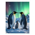thumbnail image 1 of Diamond Art Kit for Adults, Penguins Aurora Borealis Snow Scene Diamond Painting for Adults Beginners, DIY Diamond Art Painting Kits, 5D Diamond Painting Crafts for Home Decor 12x16 Frameless, 1 of 7