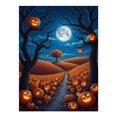 thumbnail image 1 of Diamond Art Kit for Adults, Pumpkin Path Moonlit Night Field Diamond Painting for Adults Beginners, DIY Diamond Art Painting Kits, 5D Diamond Painting Crafts for Home Decor 12x16 Frameless, 1 of 7