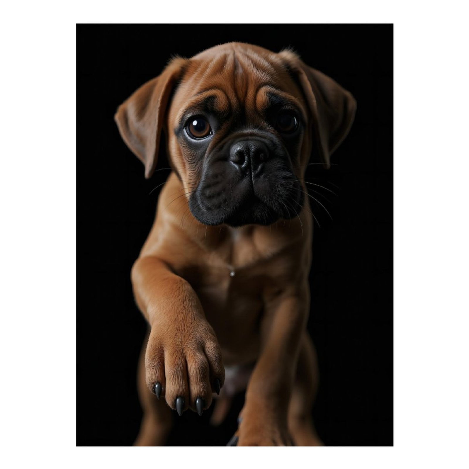 Diamond Art Kit for Adults, Puppy Brown Eyes Paw Portrait Diamond Painting for Adults Beginners, 5D DIY Diamond Art Painting Kits, Colorful Diamond Painting Craft for Home Decor 12x16
