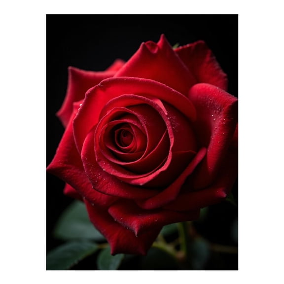 Diamond Art Kit for Adults, Red Rose Close Up Petals Bloom Diamond Painting for Adults Beginners, DIY Diamond Art Painting Kits, 5D Diamond Painting Crafts for Home Decor 12x16 Frameless