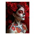 thumbnail image 1 of Diamond Art Kit for Adults, Red Rose Face Art Portrait Diamond Painting for Adults Beginners, 5D DIY Diamond Art Painting Kits, Colorful Diamond Painting Craft for Home Decor 12x16, 1 of 7