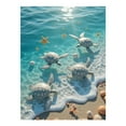 thumbnail image 1 of Diamond Art Kit for Adults, Sea Turtles Ocean Waves Beach Stars Diamond Painting for Adults Beginners, DIY Diamond Art Painting Kits, 5D Diamond Painting Crafts for Home Decor 12x16 Frameless, 1 of 7