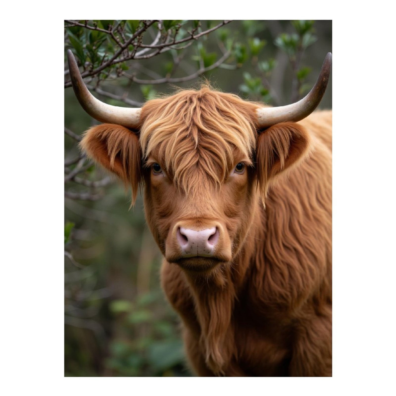Diamond Art Kit for Adults, Shaggy Bull Nature Portrait Diamond Painting for Adults Beginners, DIY Diamond Art Painting Kits, 5D Diamond Painting Crafts for Home Decor 12x16 Frameless