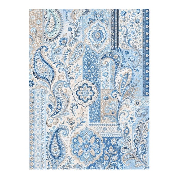 Diamond Art Kit for Adults, Sky Paisley Patch Diamond Painting for Adults Beginners, 5D DIY Diamond Art Painting Kits, Colorful Diamond Painting Craft for Home Decor 12x16