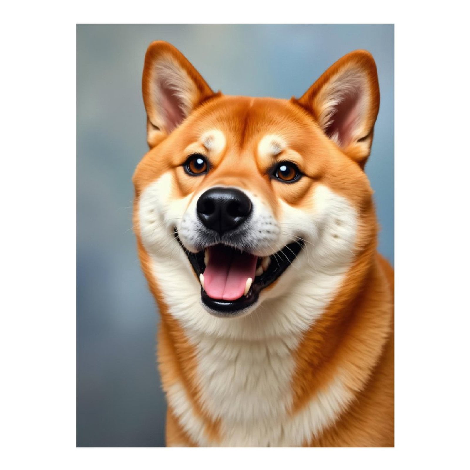 Kit Smiling Diamond Art Kit for Adults, Smiling Shiba Inu Portrait Diamond Painting ...