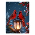 thumbnail image 1 of Diamond Art Kit for Adults, Snowy Lantern Red Birds Winter Scene Diamond Painting for Adults Beginners, 5D DIY Diamond Art Painting Kits, Colorful Diamond Painting Craft for Home Decor 12x16, 1 of 7