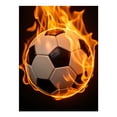 thumbnail image 1 of Diamond Art Kit for Adults, Soccer Ball Flames Dynamic Motion Diamond Painting for Adults Beginners, 5D DIY Diamond Art Painting Kits, Colorful Diamond Painting Craft for Home Decor 12x16, 1 of 7