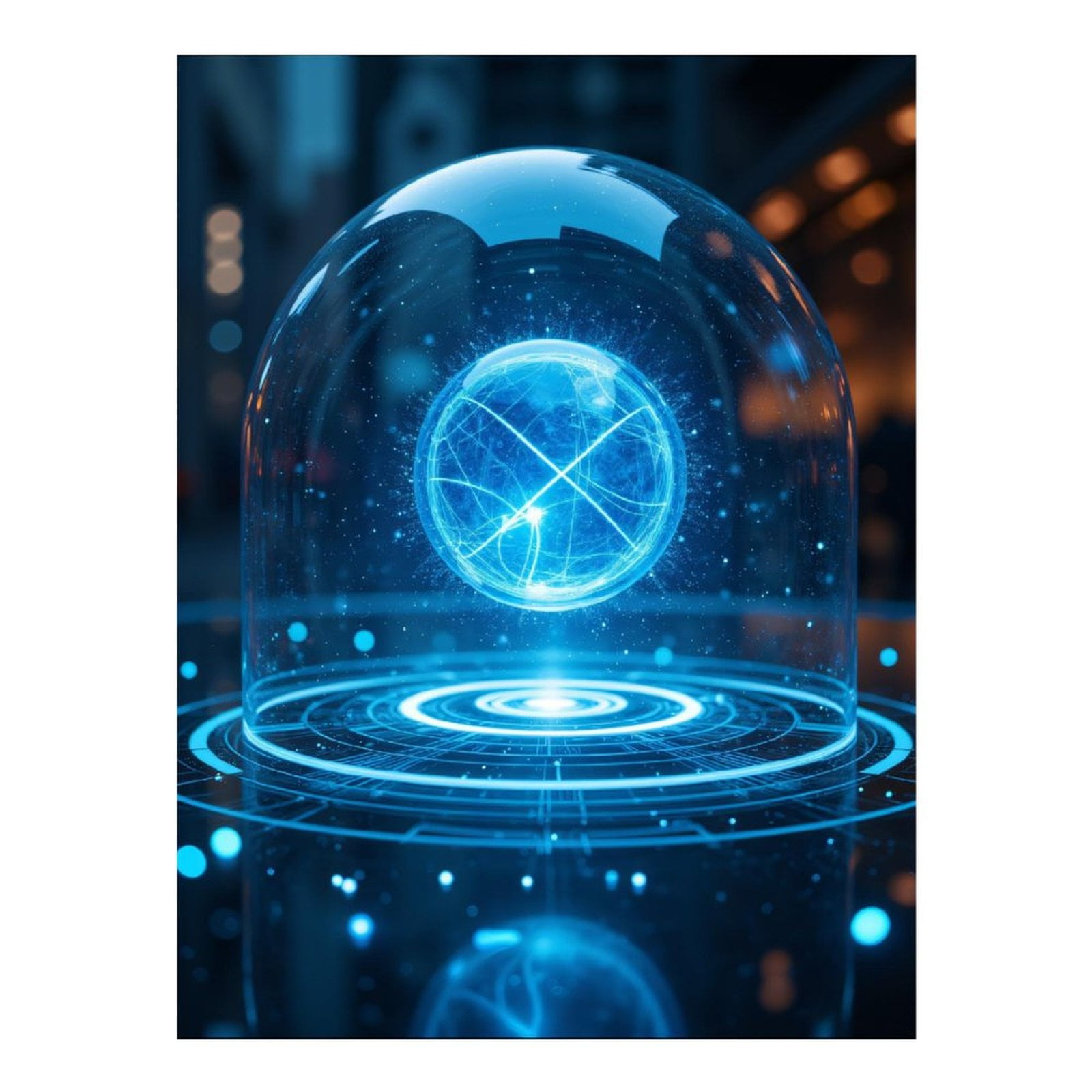 Diamond Art Kit for Adults, Sphere Hologram Under Glass Dome Diamond Painting for Adults Beginners, 5D DIY Diamond Art Painting Kits, Colorful Diamond Painting Craft for Home Decor 12x16
