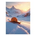 thumbnail image 1 of Diamond Art Kit for Adults, Sunlit Snail Winter Landscape Diamond Painting for Adults Beginners, 5D DIY Diamond Art Painting Kits, Colorful Diamond Painting Craft for Home Decor 12x16, 1 of 7
