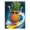 thumbnail image 1 of Diamond Art Kit for Adults, Surfing Pineapple With Sunglasses Diamond Painting for Adults Beginners, 5D DIY Diamond Art Painting Kits, Colorful Diamond Painting Craft for Home Decor 12x16, 1 of 7