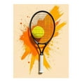 thumbnail image 1 of Diamond Art Kit for Adults, Tennis Racket And Ball Art Splash Diamond Painting for Adults Beginners, 5D DIY Diamond Art Painting Kits, Colorful Diamond Painting Craft for Home Decor 12x16, 1 of 7
