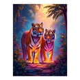 thumbnail image 1 of Diamond Art Kit for Adults, Tigers Magical Forest Vibrant Sunset Diamond Painting for Adults Beginners, DIY Diamond Art Painting Kits, 5D Diamond Painting Crafts for Home Decor 12x16 Frameless, 1 of 7