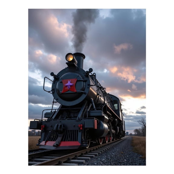 Diamond Art Kit for Adults, Train Dusk Journey Rails Diamond Painting for Adults Beginners, 5D DIY Diamond Art Painting Kits, Colorful Diamond Painting Craft for Home Decor 12x16