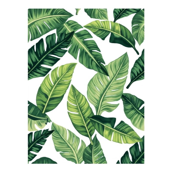 Diamond Art Kit for Adults, Tropical Green Leaf Pattern Diamond Painting for Adults Beginners, DIY Diamond Art Painting Kits, 5D Diamond Painting Crafts for Home Decor 12x16 Frameless