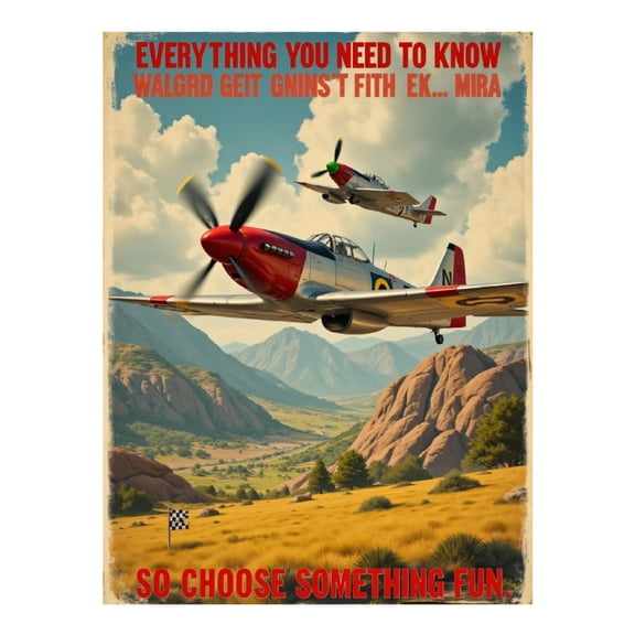 Diamond Art Kit for Adults, Two Vintage Airplanes Flying Scenery Diamond Painting for Adults Beginners, 5D DIY Diamond Art Painting Kits, Colorful Diamond Painting Craft for Home Decor 12x16