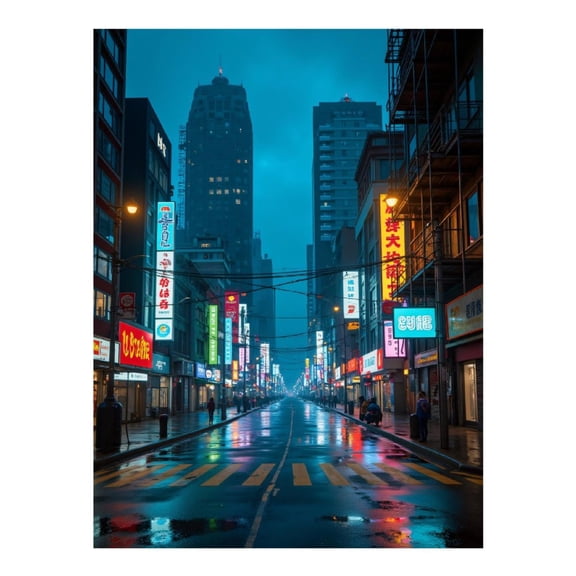 Diamond Art Kit for Adults, Urban Nightscape Illuminated Street Diamond Painting for Adults Beginners, DIY Diamond Art Painting Kits, 5D Diamond Painting Crafts for Home Decor 12x16 Frameless