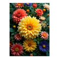 thumbnail image 1 of Diamond Art Kit for Adults, Vibrant Blooming Garden Flowers Diamond Painting for Adults Beginners, 5D DIY Diamond Art Painting Kits, Colorful Diamond Painting Craft for Home Decor 12x16, 1 of 7