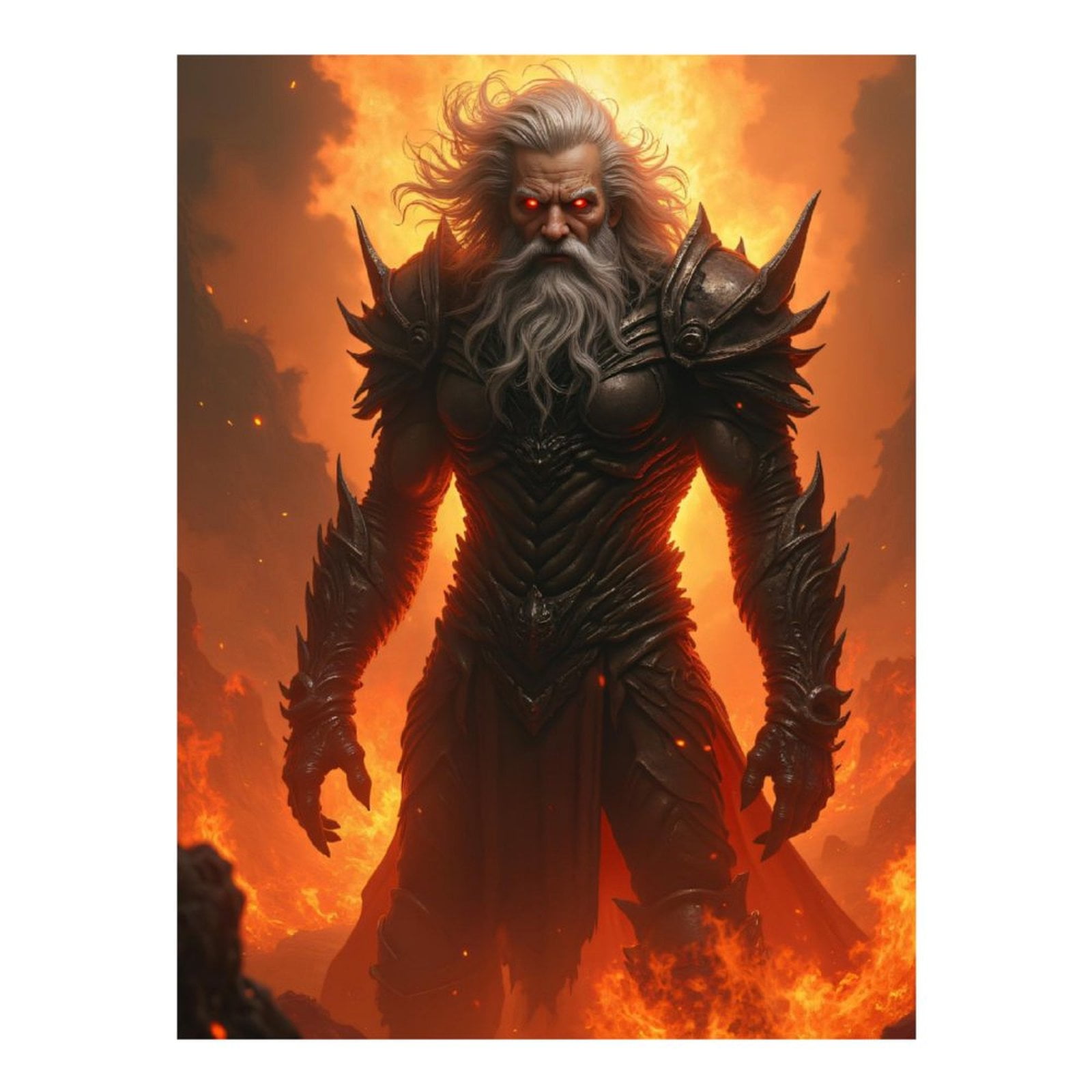 Diamond Art Kit for Adults, Warrior In Fiery Armor Diamond Painting for Adults Beginners, 5D DIY Diamond Art Painting Kits, Colorful Diamond Painting Craft for Home Decor 12x16