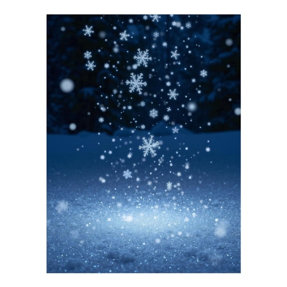 Diamond Art Kit for Adults, Winter Snowflakes Night Scene Diamond Painting for Adults Beginners, DIY Diamond Art Painting Kits, 5D Diamond Painting Crafts for Home Decor 12x16 Frameless