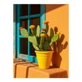 thumbnail image 1 of Diamond Art Kit for Adults, Yellow Cactus Sunlit Bloom Patio Diamond Painting for Adults Beginners, 5D DIY Diamond Art Painting Kits, Colorful Diamond Painting Craft for Home Decor 12x16, 1 of 7