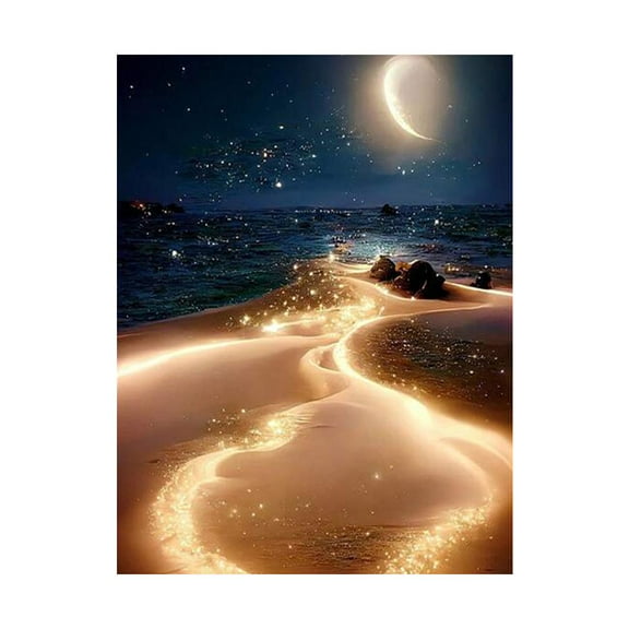 Diamond Art Kit for Home Wall Art, Full Drill DIY Landscape Craft for Adults, 12 x 16 Inches