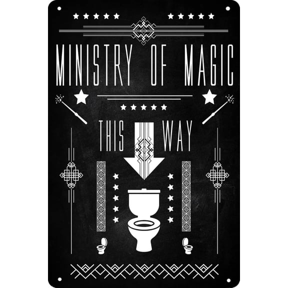 Diamond Art Kits for Adults,5D Painting Art Kits Ministry Of Magic This Way Diamond Art Painting Kit for Adult Beginner DIY Diamond Gem Art Painting Kits for Home Wall Decor 8X12 Inch