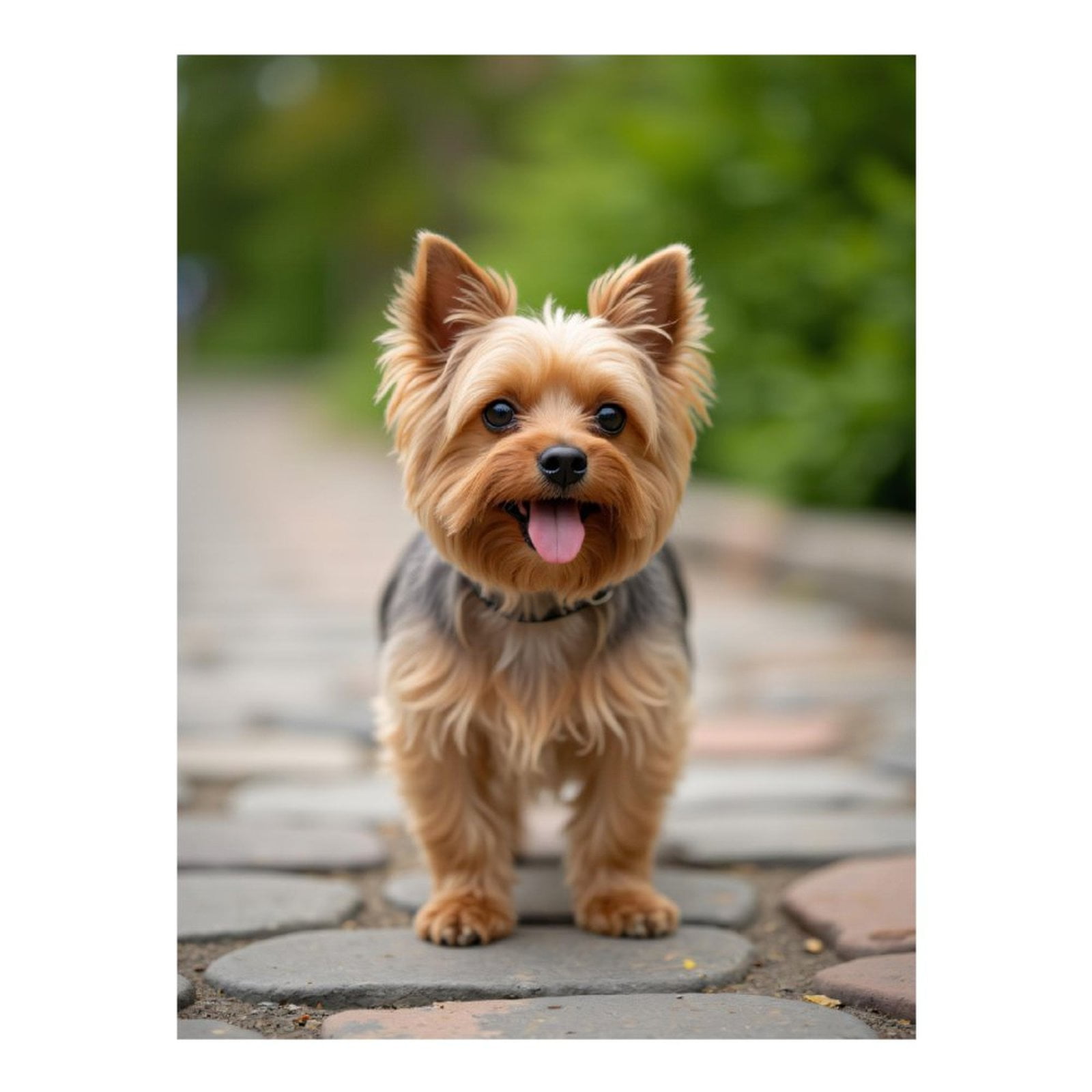 Diamond Art Kits for Adults - 5d Adorable Yorkie Dog Walking Path Diamond Painting for Adults, Diamond Art for Adults Beginners, Diamond Painting Kits for Adults for Home Wall Decor