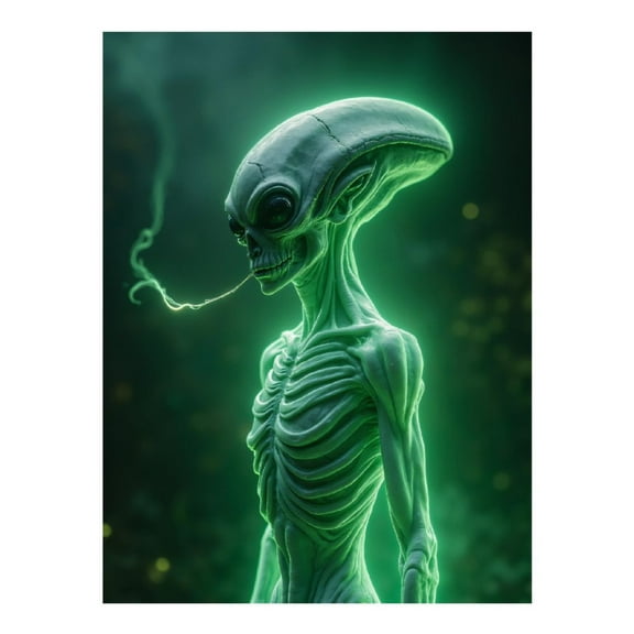 Diamond Art Kits for Adults - 5d Alien Creature Neon Glow Diamond Painting for Adults, Diamond Art for Adults Beginners, Diamond Painting Kits for Adults for Home Wall Decor