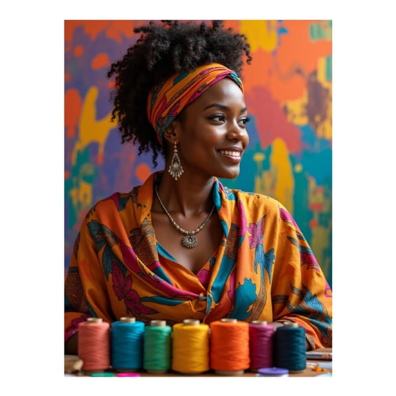 Diamond Art Kits for Adults - 5d Artistic Fashion Vibrant Threads Diamond Painting for Adults, Diamond Art for Adults Beginners, Diamond Painting Kits for Adults for Home Wall Decor