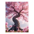 thumbnail image 1 of Diamond Art Kits for Adults - 5d Blossoming Pink Tree Against Sky Diamond Painting for Adults, Diamond Art for Adults Beginners, Diamond Painting Kits for Adults for Home Wall Decor, 1 of 7