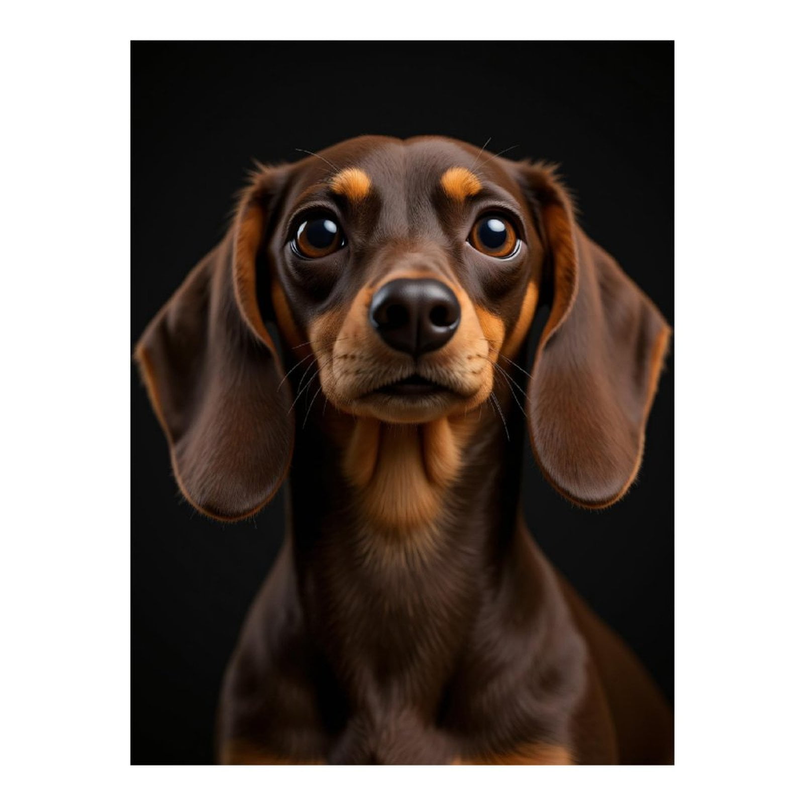 Diamond Art Kits for Adults - 5d Brown Dachshund Closeup Portrait Diamond Painting for Adults, Diamond Art for Adults Beginners, Diamond Painting Kits for Adults for Home Wall Decor