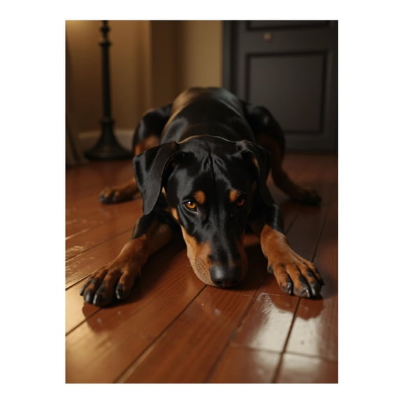 Diamond Art Kits for Adults - 5d Calm Dog Resting On Wooden Floor Diamond Painting for Adults, Diamond Art for Adults Beginners, Diamond Painting Kits for Adults for Home Wall Decor