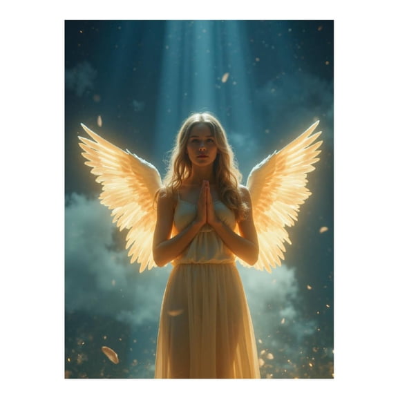 Diamond Art Kits for Adults - 5d Celestial Light Angelic Figure Diamond Painting for Adults, Diamond Art for Adults Beginners, Diamond Painting Kits for Adults for Home Wall Decor